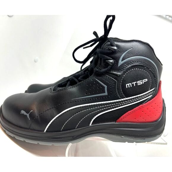 NWB PUMA Touring Black Mid Composite Toe Work Safety Shoe 63.261.5 Men's 10.5 - Picture 8 of 14